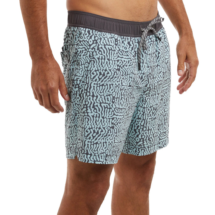 PELAGIC: LEIDAY ELASTIC LINED 17" SHORTS