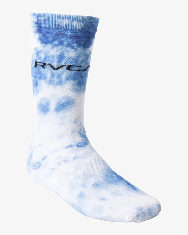 RVCA TIE DYE CREW SOCKS 2 PACK