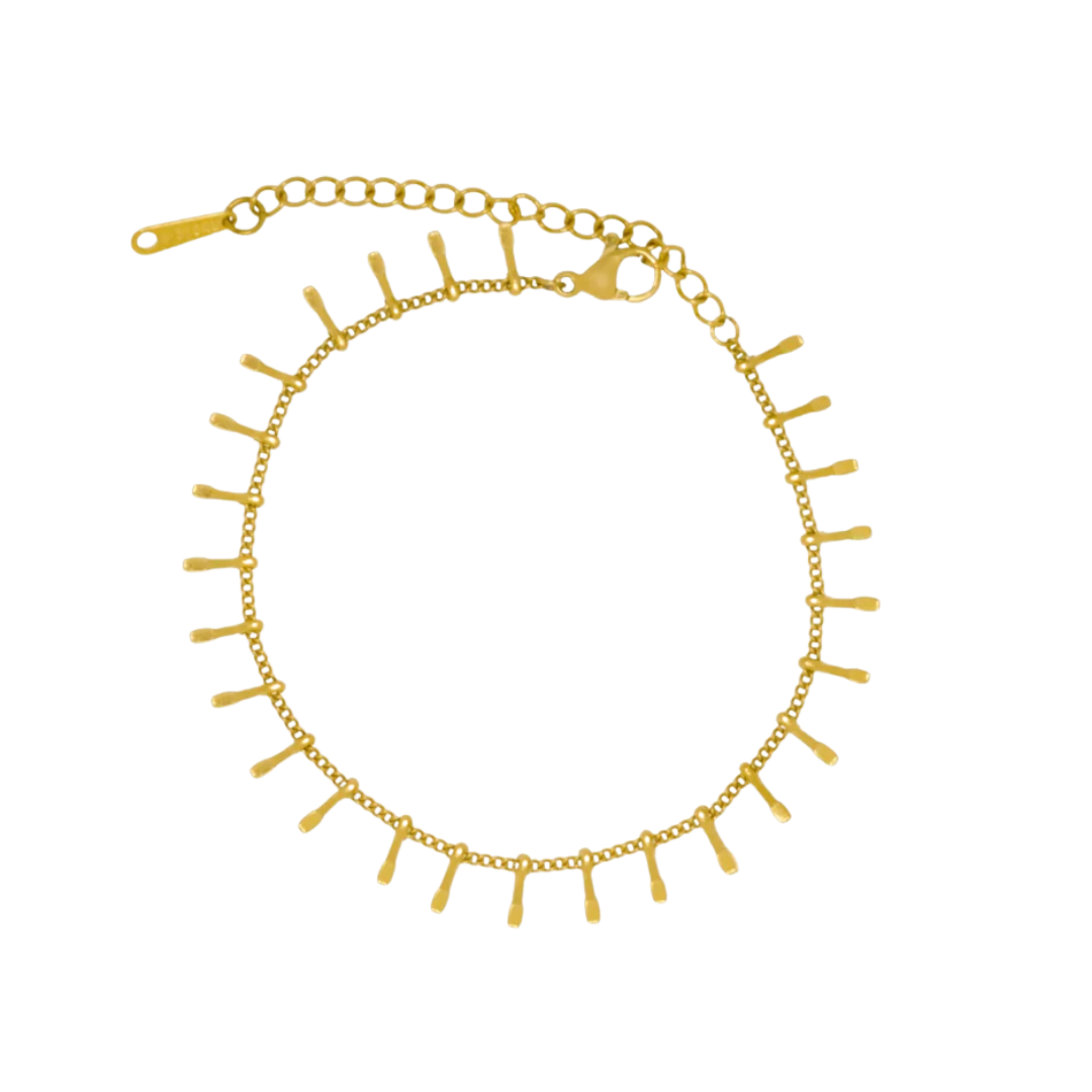 SALTY CALI GOLDEN FRINGE BRACELET