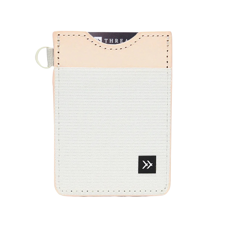 THREAD VERTICAL WALLET - OFF WHITE