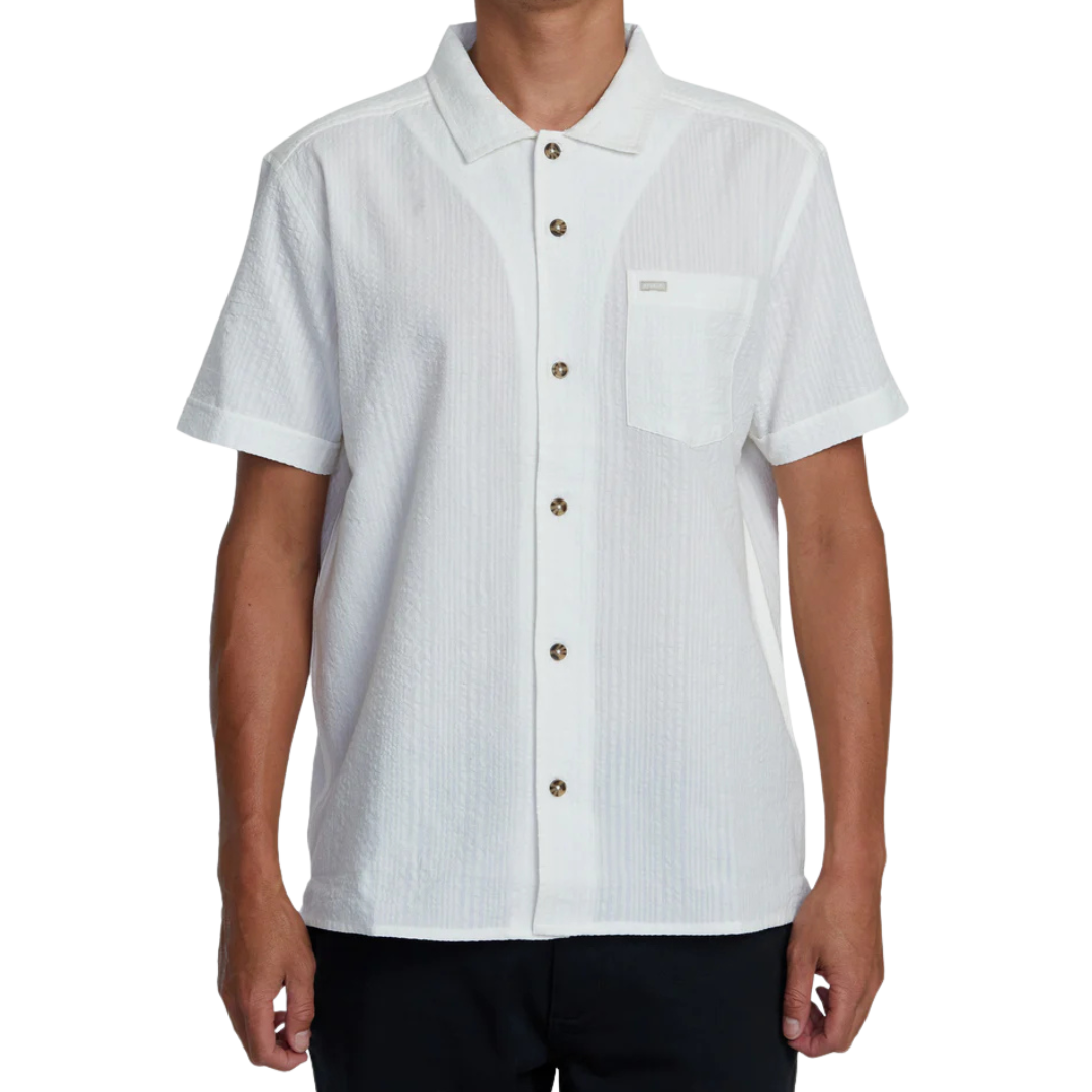 RVCA VACANCY SHORT SLEEVE WOVEN SHIRT