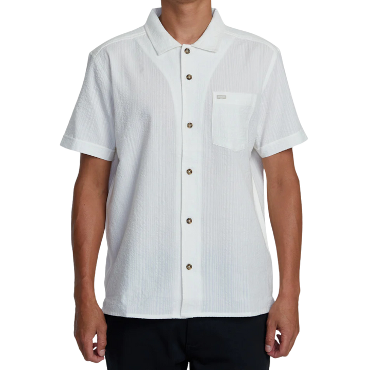 RVCA VACANCY SHORT SLEEVE WOVEN SHIRT