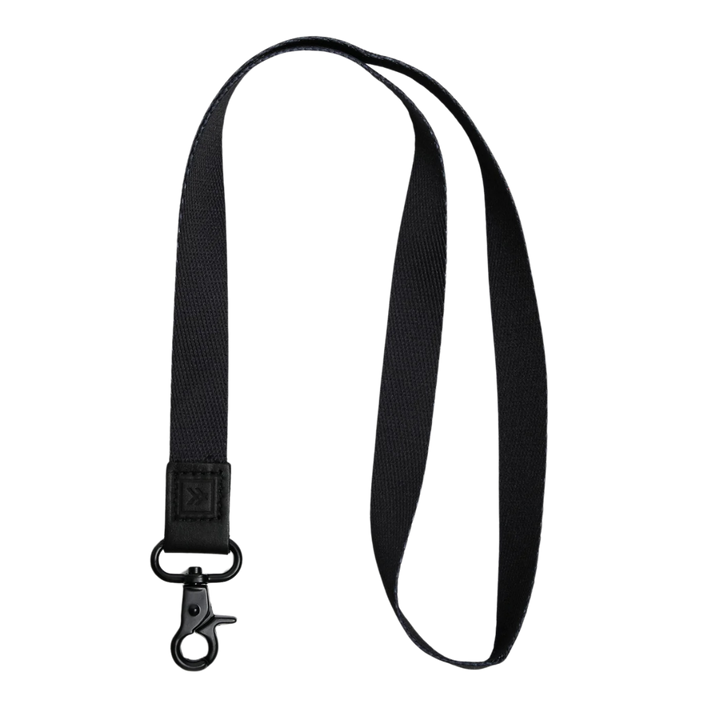 THREAD NECK LANYARD - BLACK