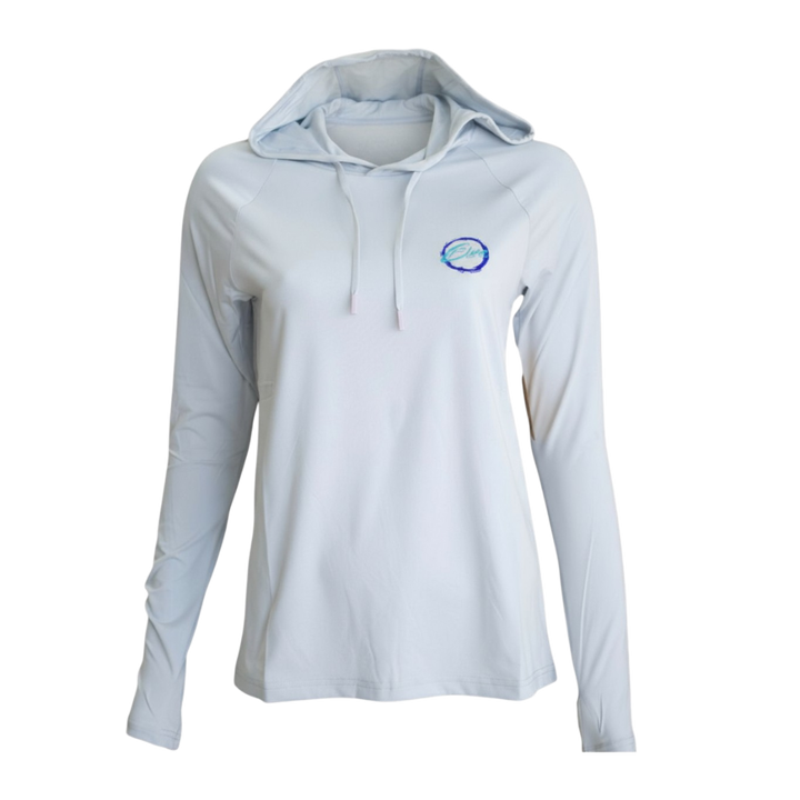 BLUE SYNC HOODED RASHGUARD