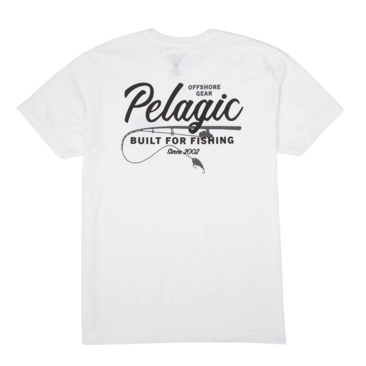 PELAGIC PREM TEE - GOING OUT WHITE