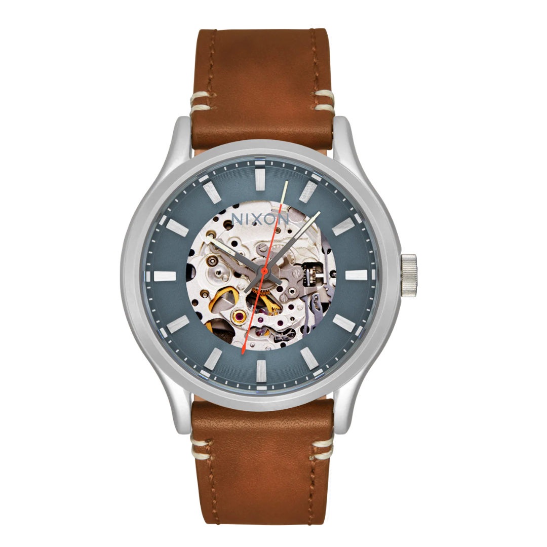 NIXON SPECTRA LEATHER WATCH