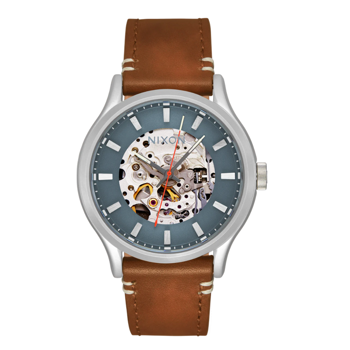 NIXON SPECTRA LEATHER WATCH