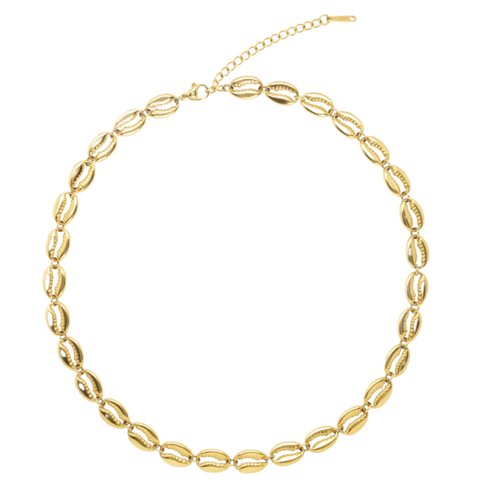 SALTY CALI PUKA STATEMENT NECKLACE