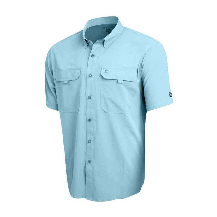 PELAGIC KEYS SS FISHING SHIRT - TAHITIAN BLUE