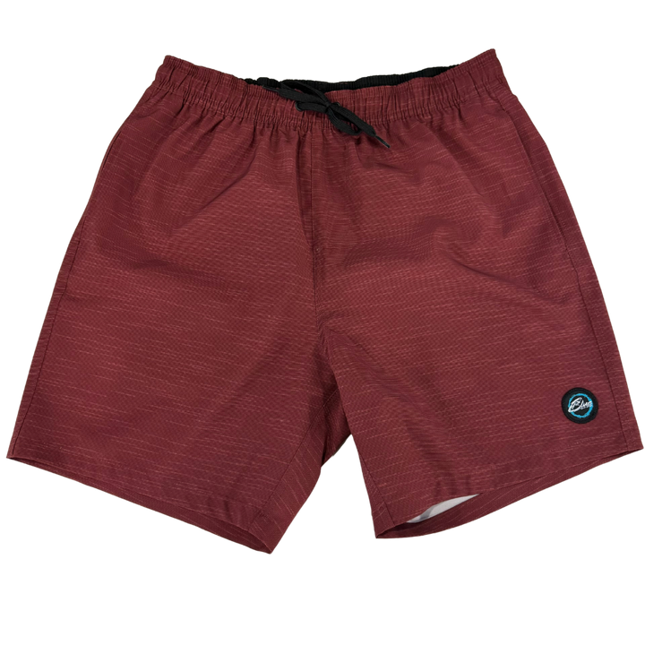 BLUE VOLLEY SHORT - MAROON RED