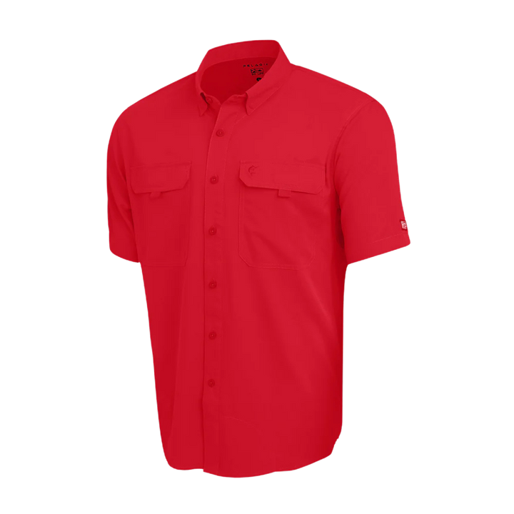 PELAGIC KEYS SS FISHING SHIRT - RED