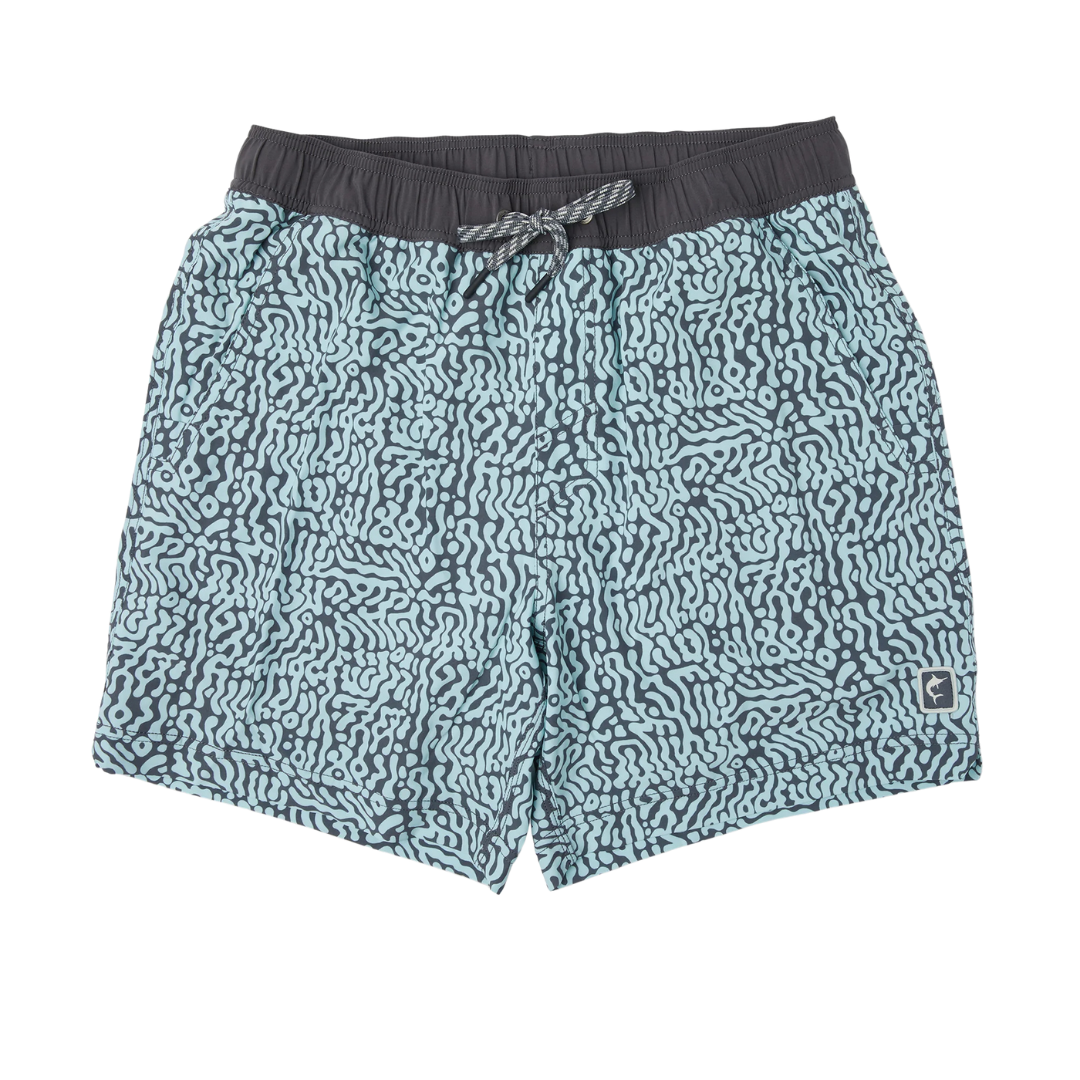 PELAGIC: LEIDAY ELASTIC LINED 17" SHORTS