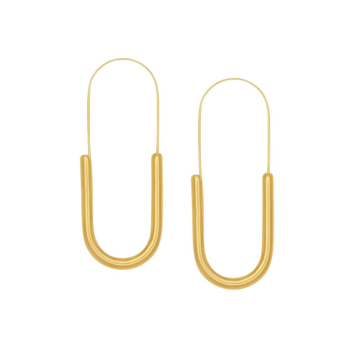 SALTY CALI PAPERCLIP EARRINGS
