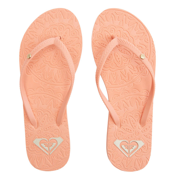 ROXY ANTILLES SANDALS - CORAL