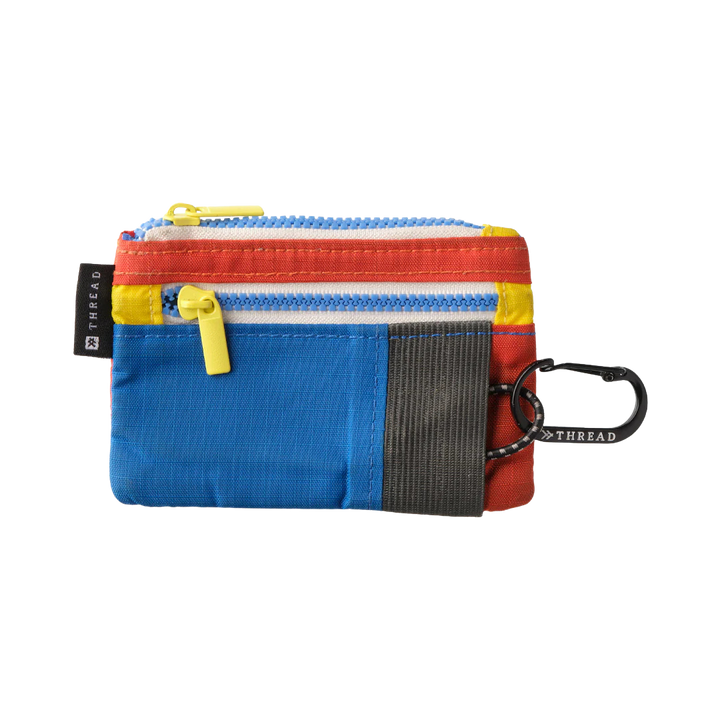THREAD POUCH WALLET - COLOR BLOCK