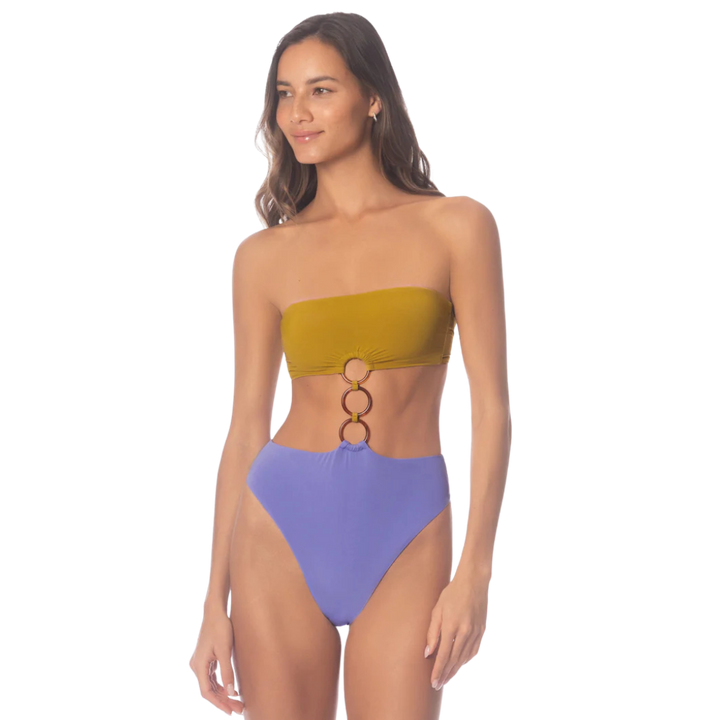 MAAJI DEEP PERIWINKLE MAKENNA BANDEAU 1PC