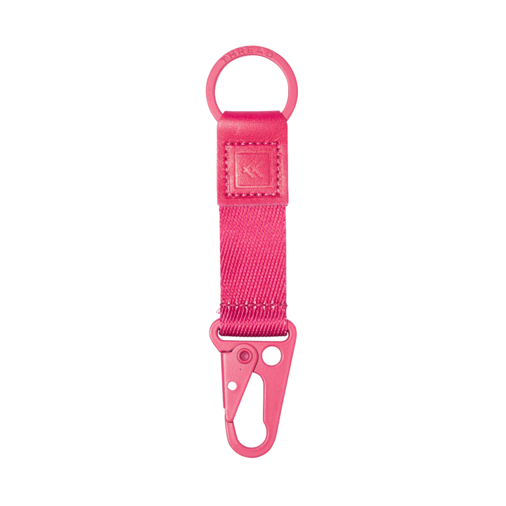 THREAD KEYCHAIN CLIP - MAGENTA