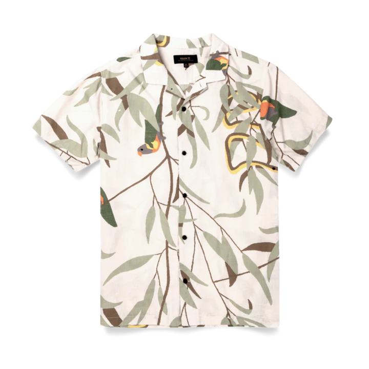 ROARK GONZO SHORT SLEEVE WOVEN - GUM TREE BONE