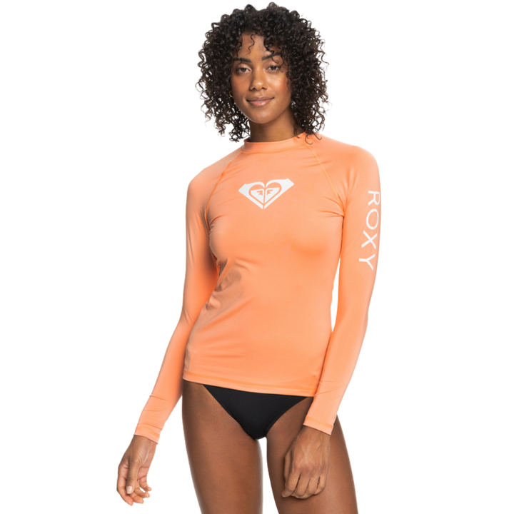 ROXY WHOLE HEARTED LONG SLEEVE UPF 50 RASHGUARD