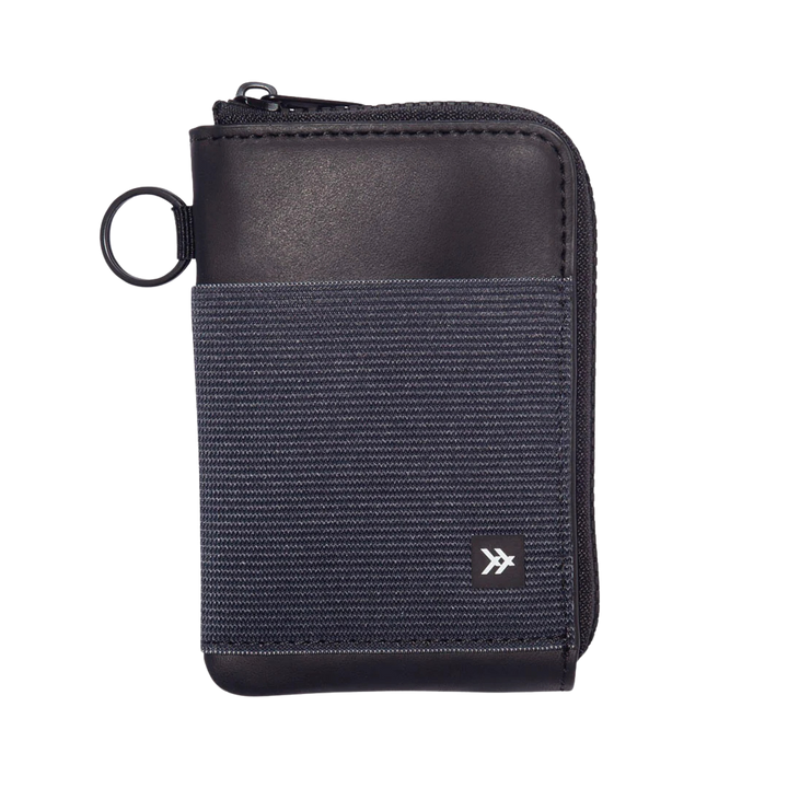 THREAD BLACK ZIPPER WALLET