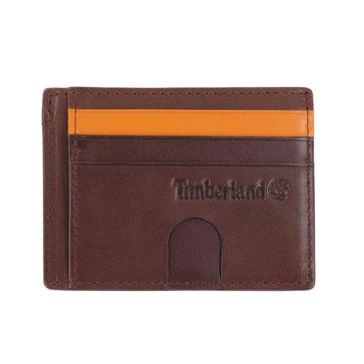 TIMBERLAND SLIM LEATHER CARD WALLET