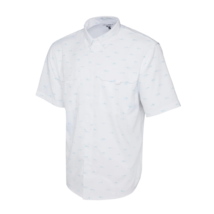 PELAGIC KEYS SS FISHING SHIRT - TINY WHITE FISH