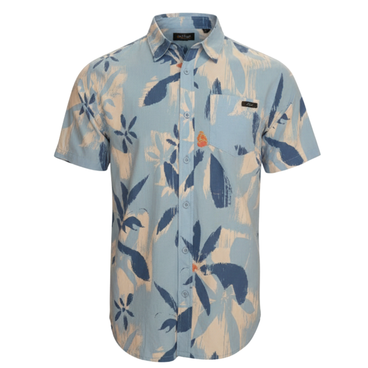 BLUE SONIC BUTTON UP