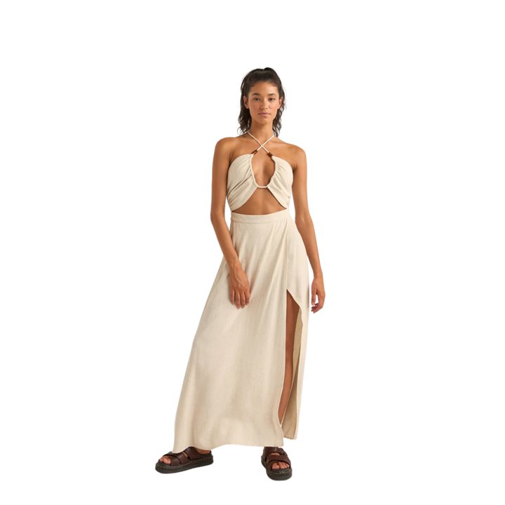 RHYTHM SANTANA CUT OUT MAXI DRESS