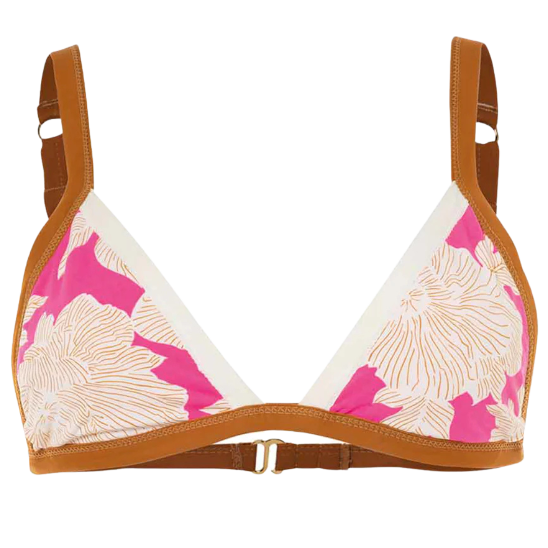 MAAJI - RADIANT PINK REWIND FIXED TRIANGLE BIKINI