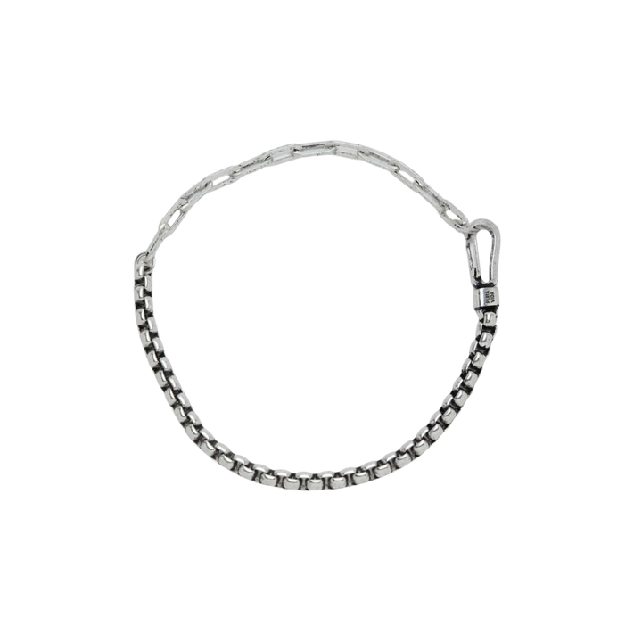 PURA VIDA MEN'S CARABINER CHAIN BRACELET