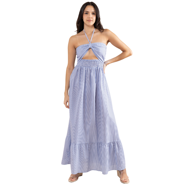 SEASPICE HALTER DRESS