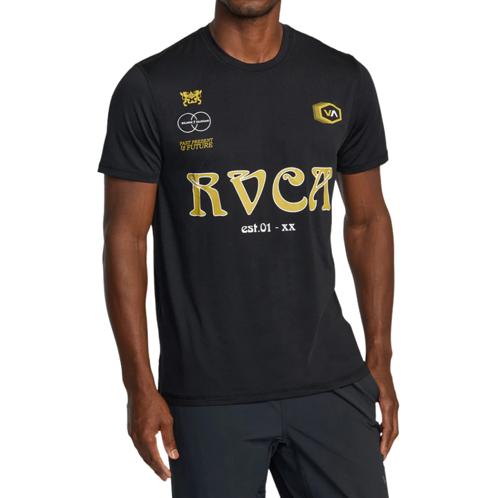 RVCA KIT PERF SHORT SLEEVE TRAINING TOP