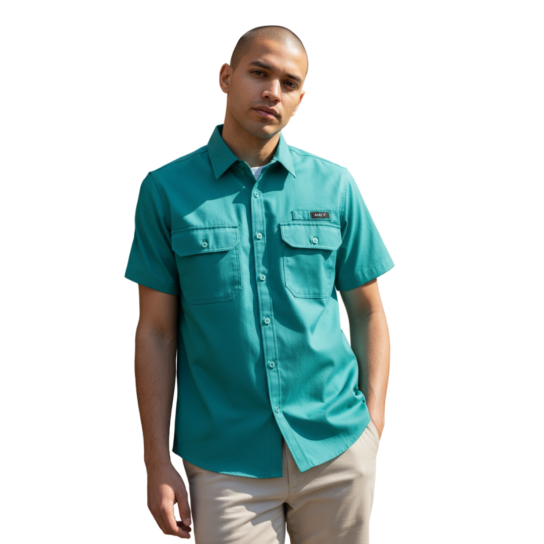 AHOY BUTTON UP SHIRT