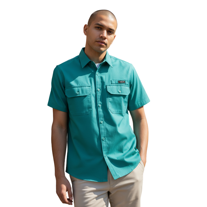AHOY BUTTON UP SHIRT