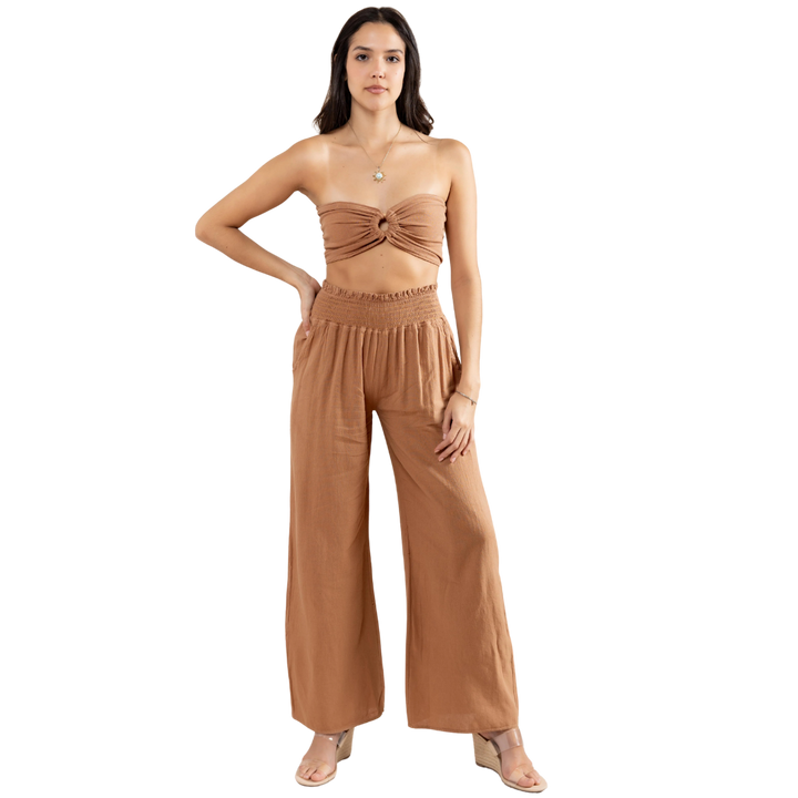 SEASPICE WIDE LEG PANTS