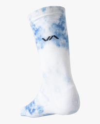 RVCA TIE DYE CREW SOCKS 2 PACK