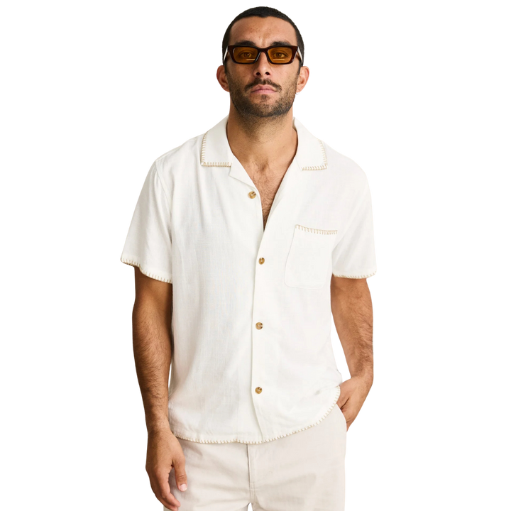 RHYTHM LINEN WHIP STITCH SHIRT