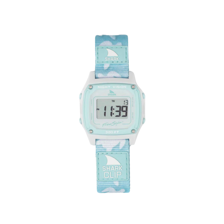 SHARK CLASSIC CLIP TRIPPY TURTLE AQUA