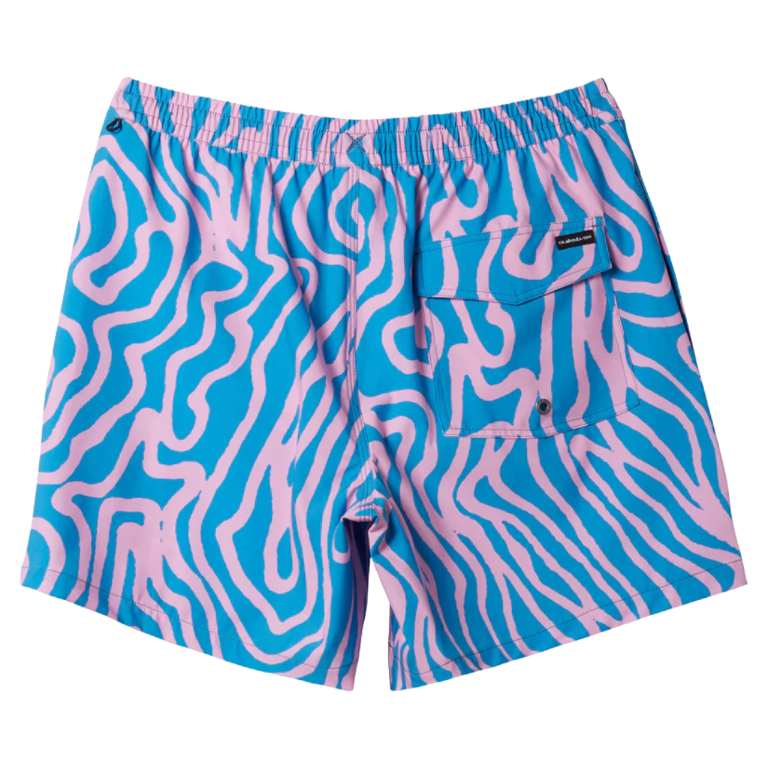 QUIKSILVER SURFSILK MIX VOLLEY 17" ELASTIC WAIST SHORTS