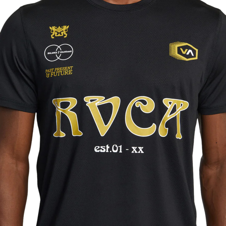 RVCA KIT PERF SHORT SLEEVE TRAINING TOP