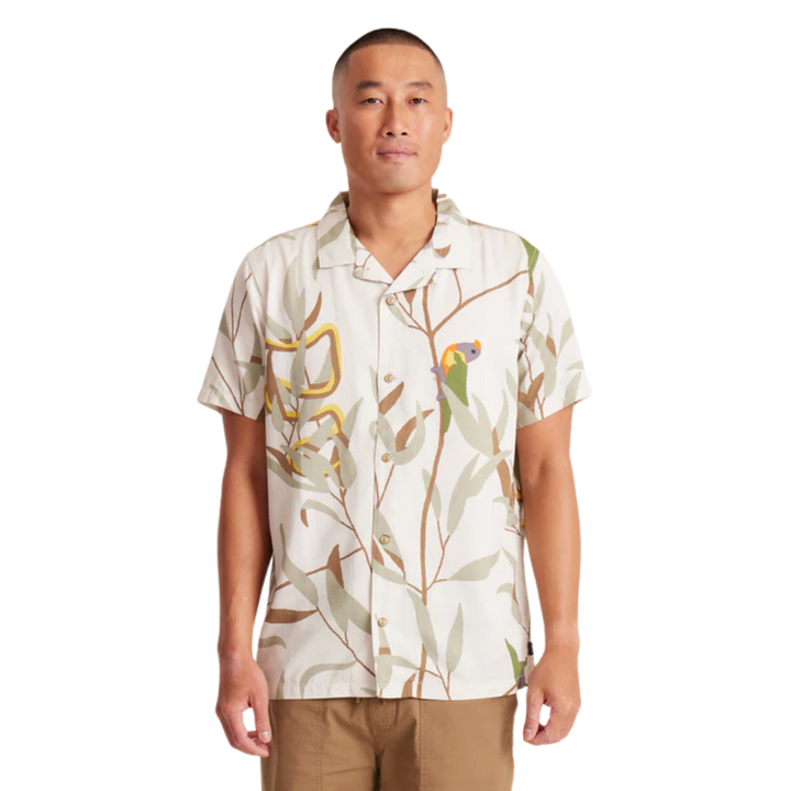 ROARK GONZO SHORT SLEEVE WOVEN - GUM TREE BONE