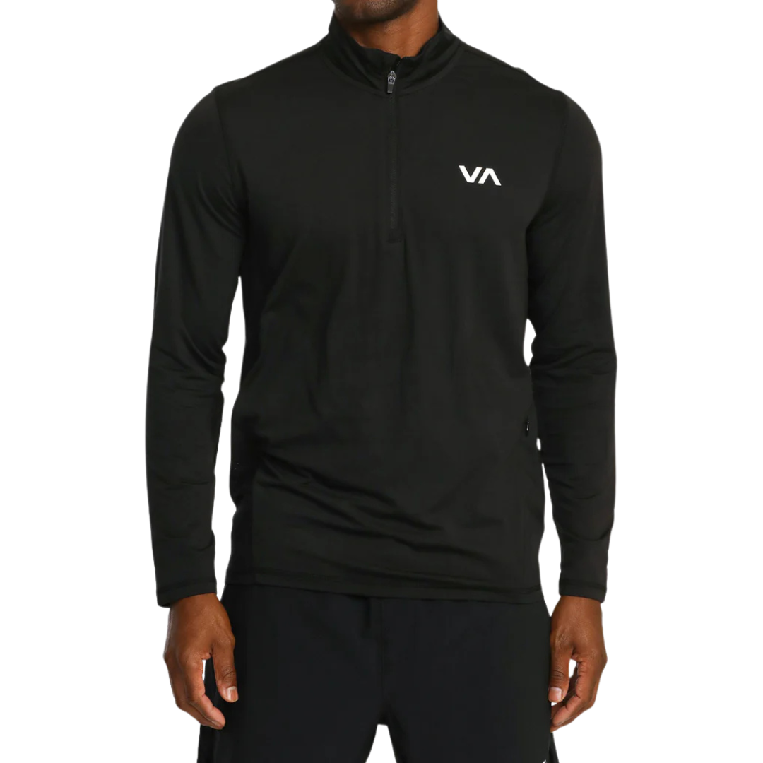 RVCA SPORT VENT LS HALF ZIP