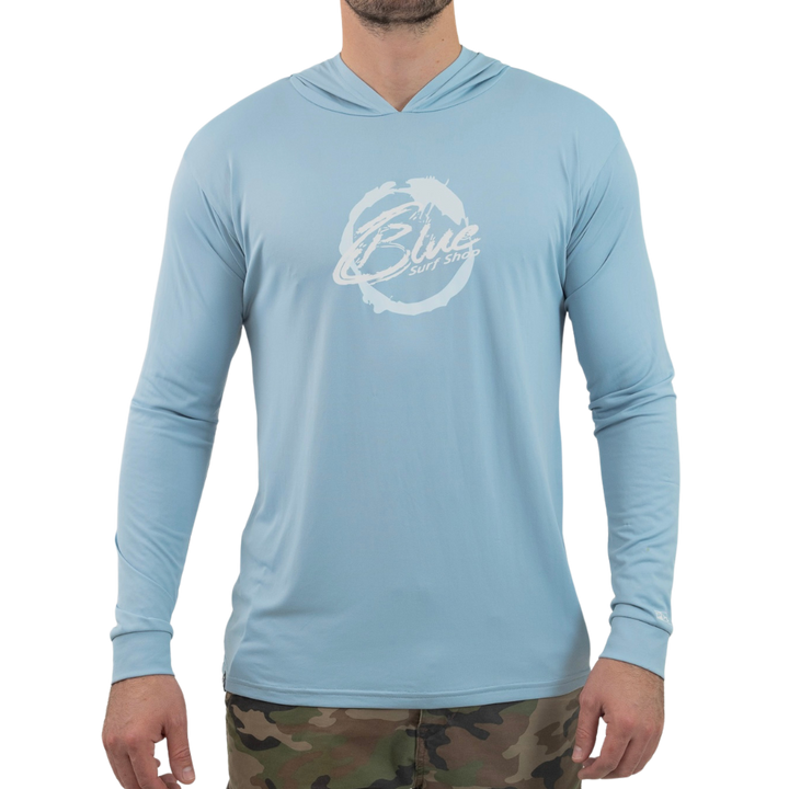 PELAGIC X BLUE AQUATEK RASHGUARD