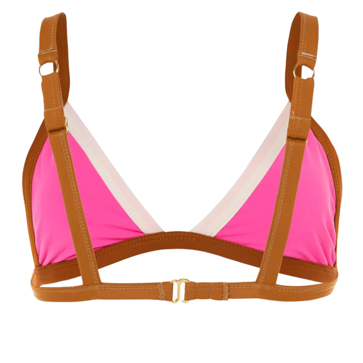 MAAJI - RADIANT PINK REWIND FIXED TRIANGLE BIKINI