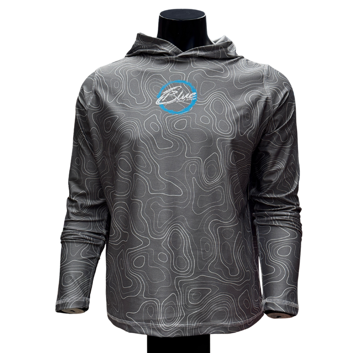 BLUE ULTRA BREATH RASHGUARD - TOPO CHARCOAL