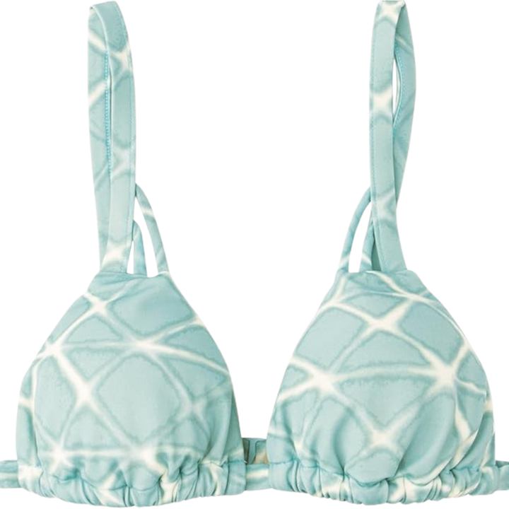 RVCA CRYSTALIZED TRIANGLE BIKINI TOP