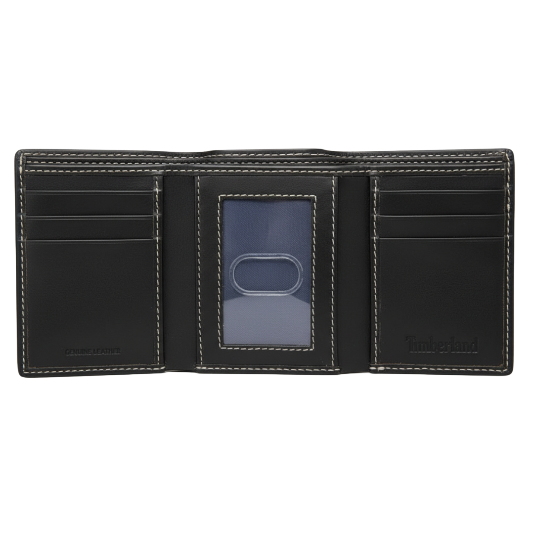 TIMBERLAND TRIFOLD LEATHER WALLET