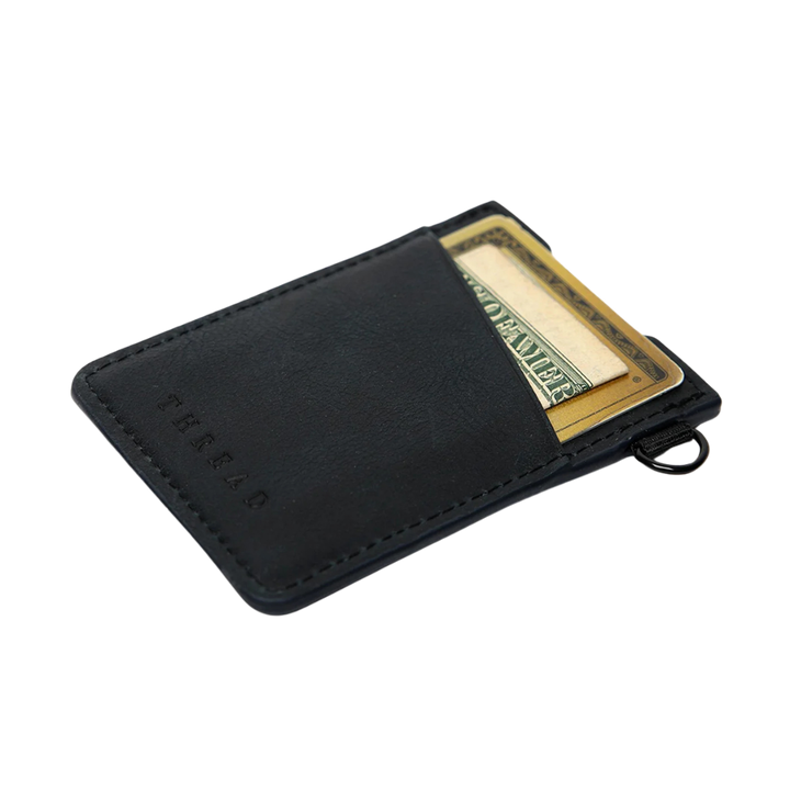 THREAD VERTICAL WALLET - BLACK