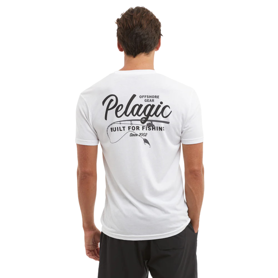 PELAGIC PREM TEE - GOING OUT WHITE