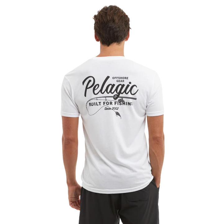 PELAGIC PREM TEE - GOING OUT WHITE